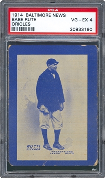 1914 Baltimore News Baseball Cards